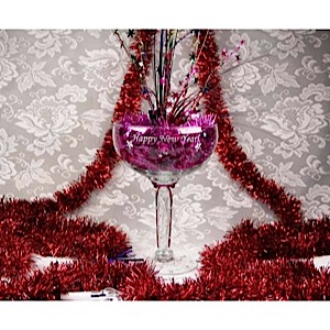 Champagne Glass Centerpiece