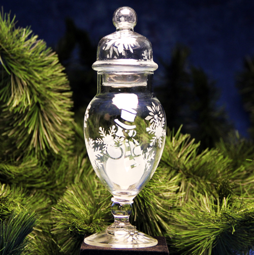 Stemless Snowman Glass -  - Glass Etching Supplies