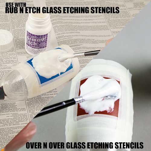 Armour Etch Glass Etching Cream Instructions Glass
