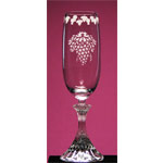Clusters N Corks Champagne Flute