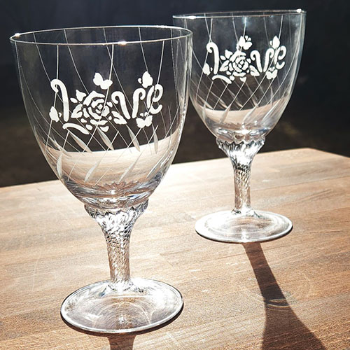 Vintage Love Glasses